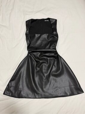 babyboo leather dress Violette Midi Dress
